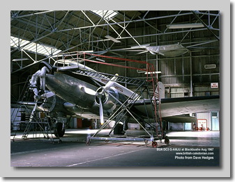 DC3 G-AMJU Blackpool Aug 1967